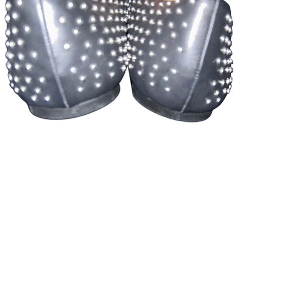 Torrid black silver studded ballet flats shoes size 9 - Picture 5 of 5